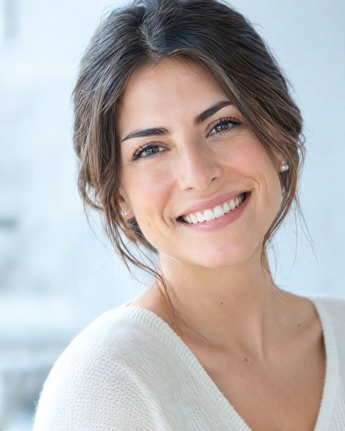 Paziente sorridente